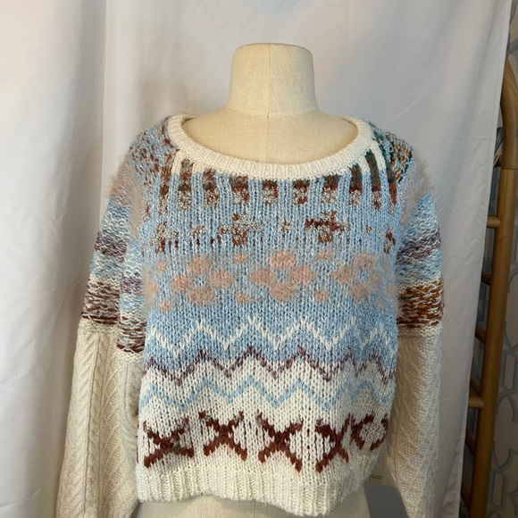 NWT Daily Practice by Anthropologie Plush Cropped Sweater size XSP - Picture 7 of 14